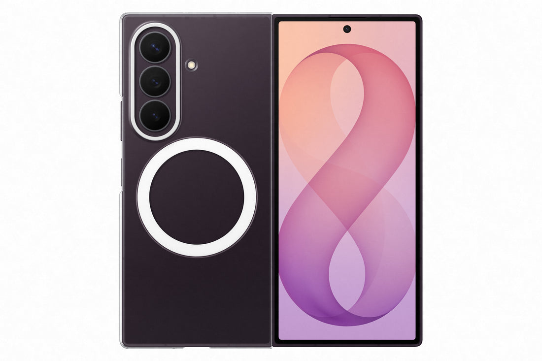 Samsung Galaxy Fold8 Ultra Clear cover mágneses tok