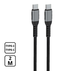 Cellect Type-C to Type-C adatkábel 2m, Szürke