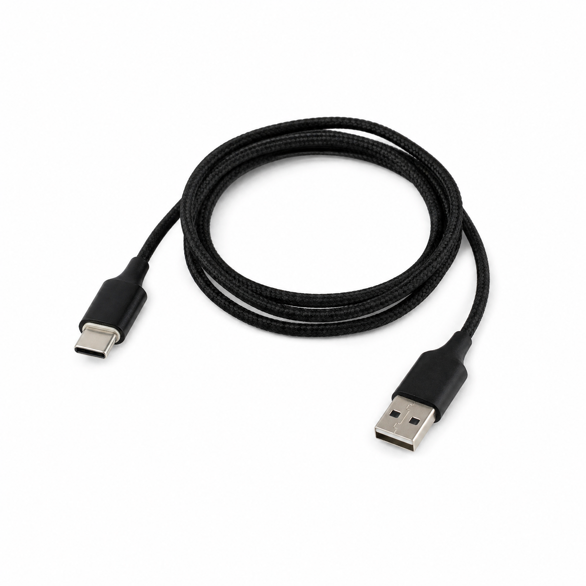 Cellect USB-A és USB-C mágneses adat és töltőkábel, 100 cm, Fekete
