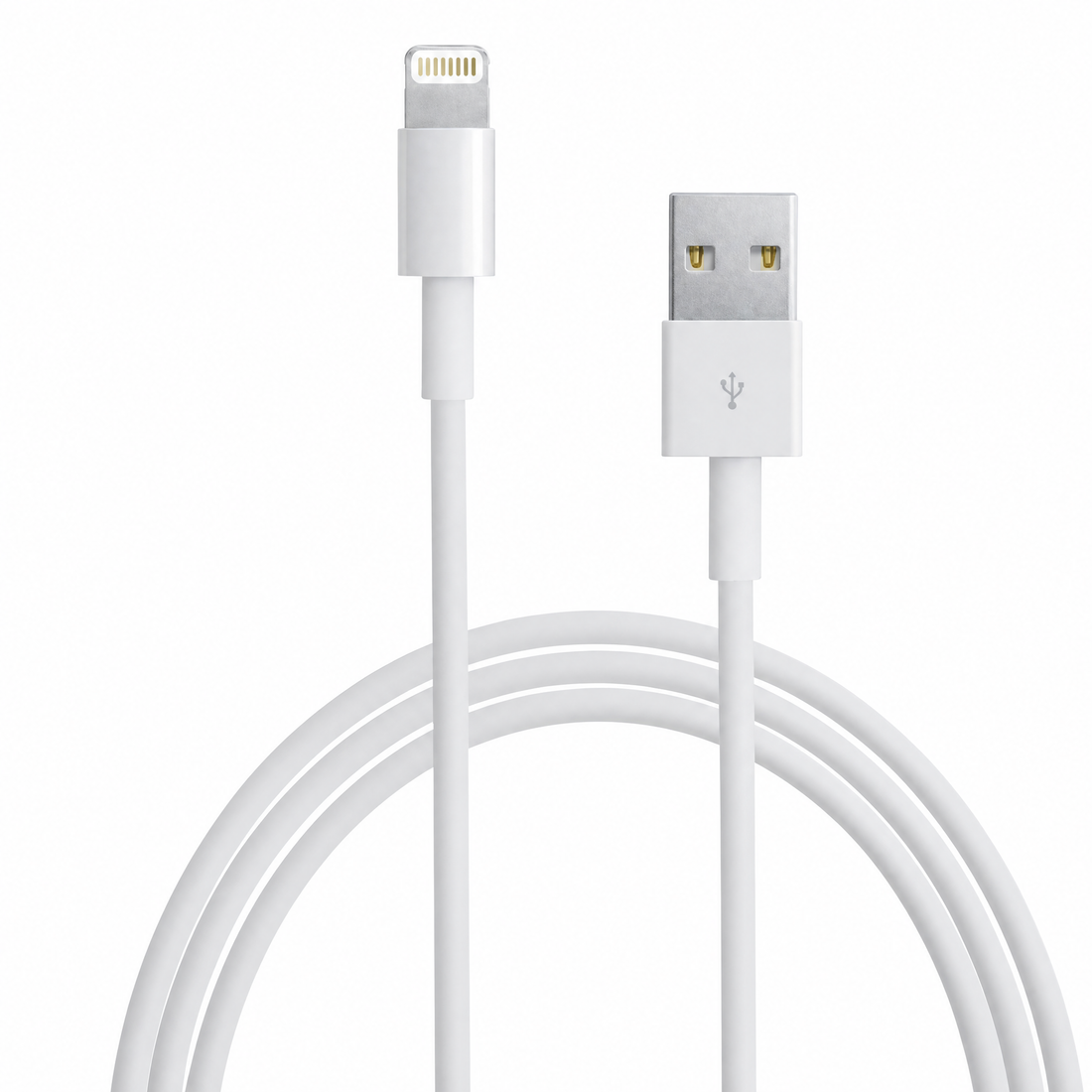 Cellect Ligtning és USB-A adat és töltőkábel, 200 cm, Fehér