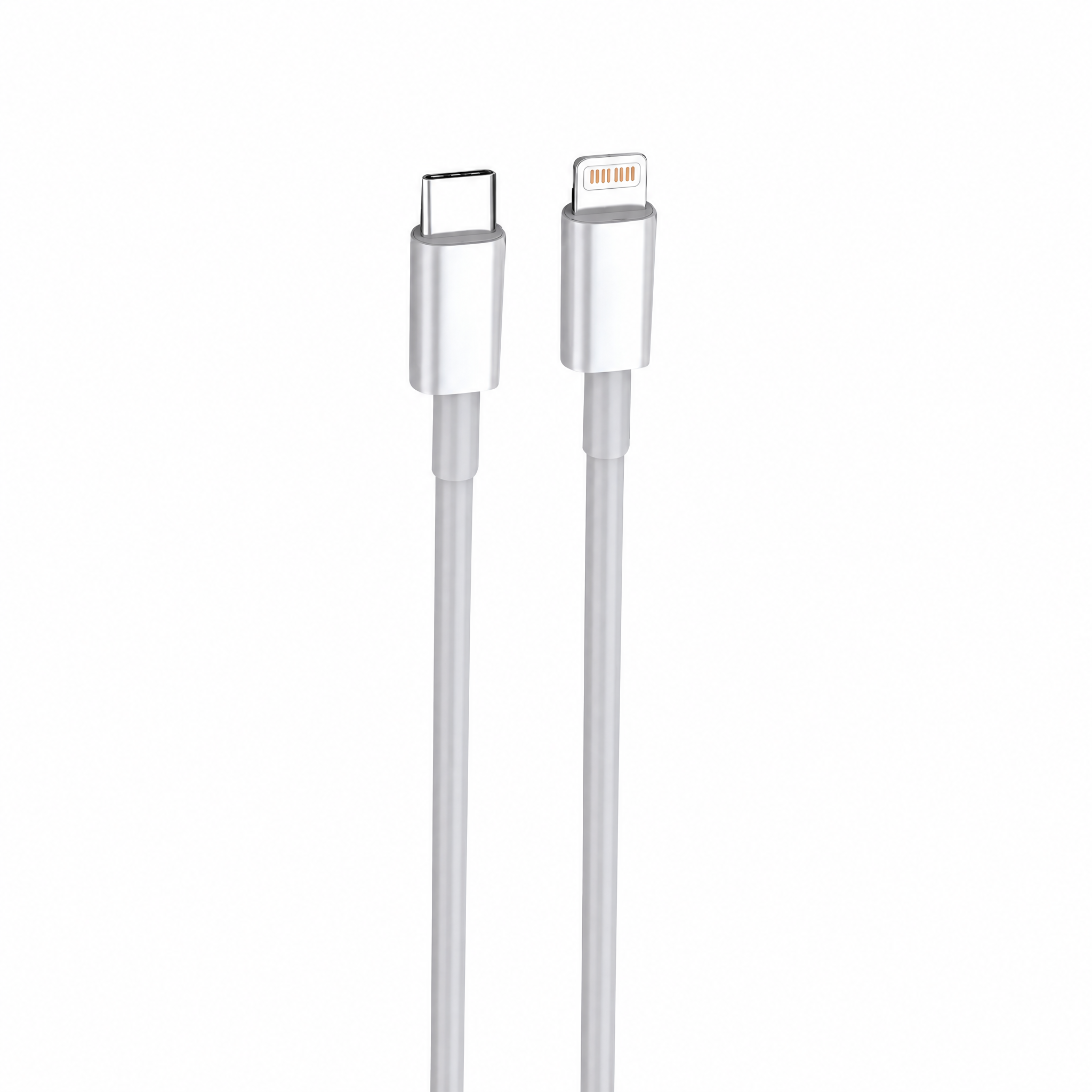 Cellect Ligtning és USB-C adat és töltőkábel, 100 cm, Fehér