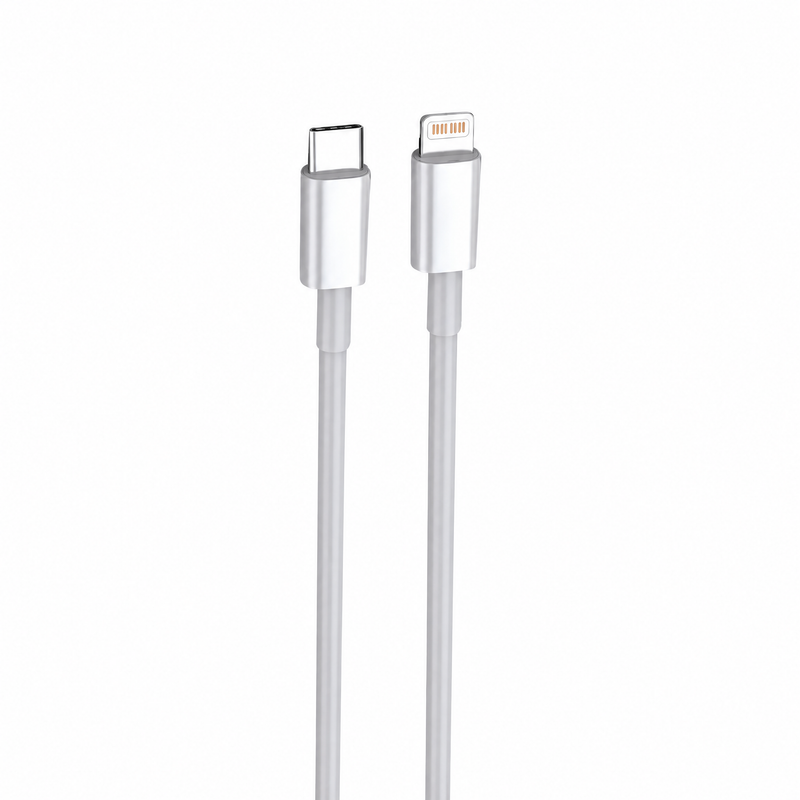 Cellect Ligtning és USB-C adat és töltőkábel, 100 cm, Fehér