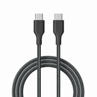 Cellect USB-C és USB-C adat és töltőkábel, 100 cm, Fekete
