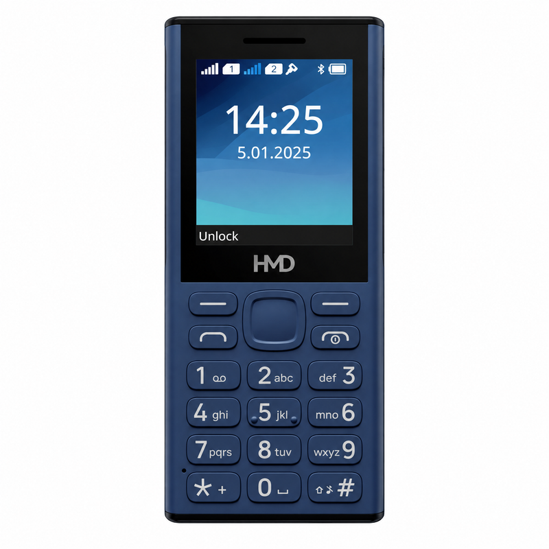 HMD 130 Music DS kék kártyafüggetlen mobiltelefon