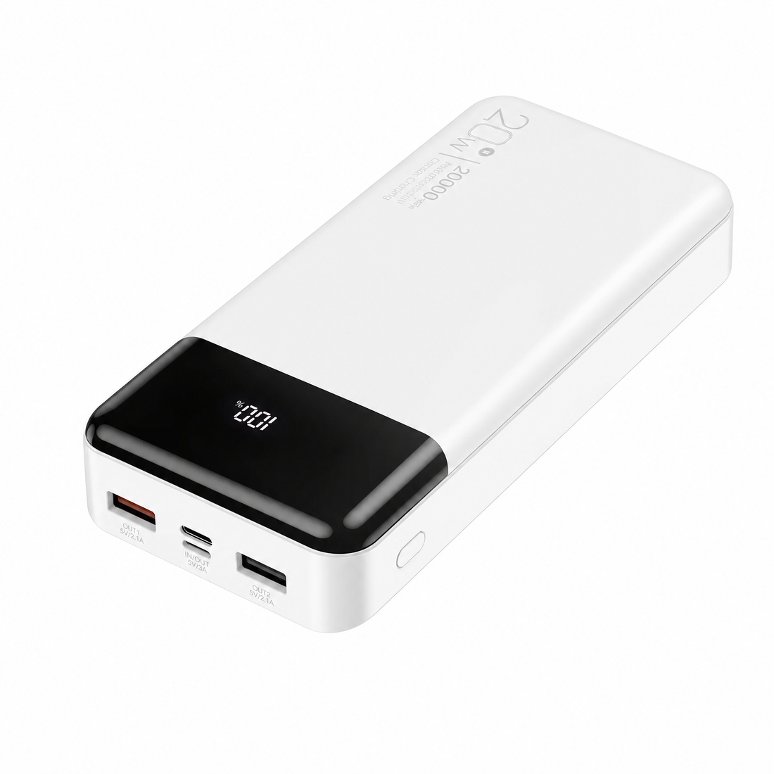Cellect 20.000 mAh powerbank, Fehér