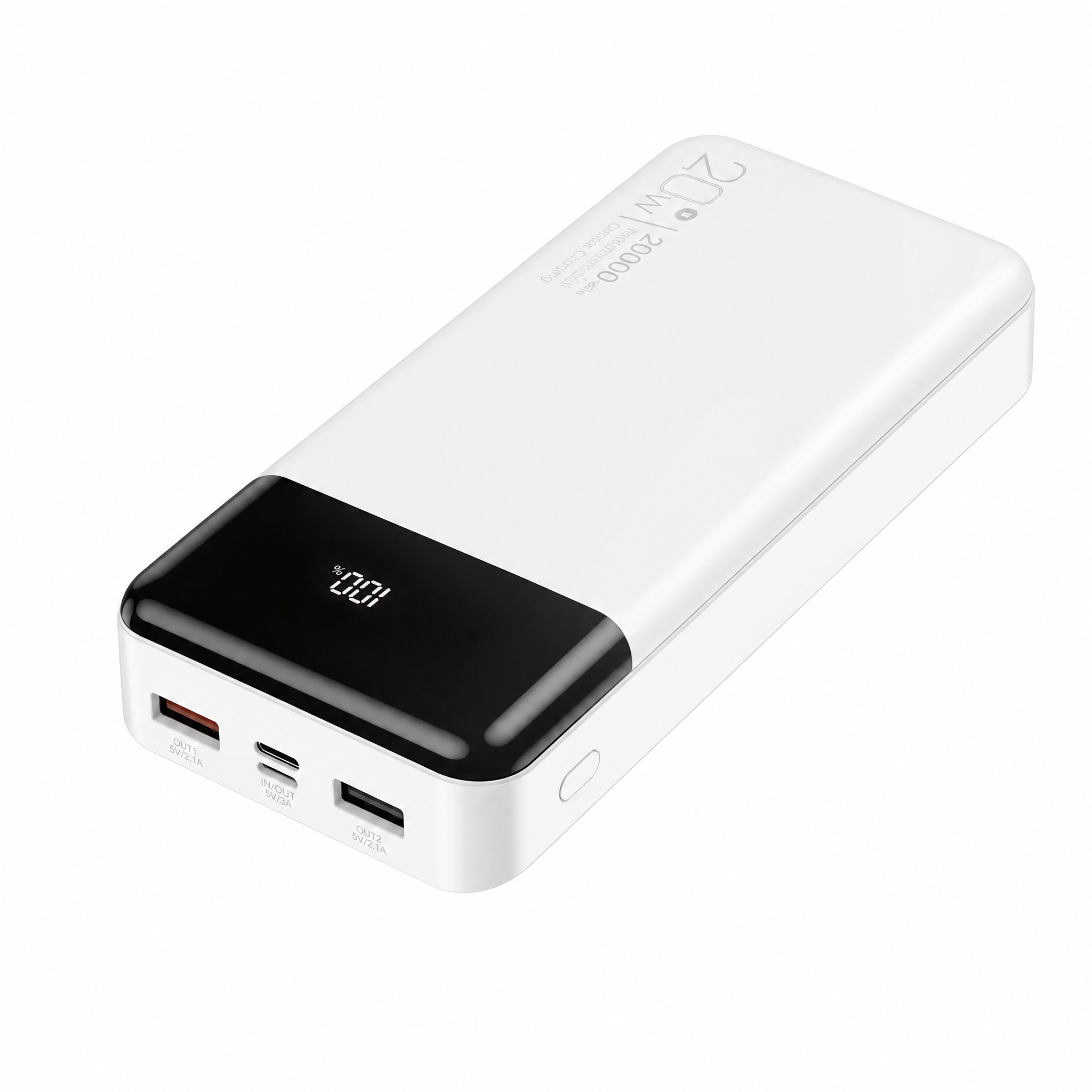 Cellect 20.000 mAh powerbank, Fehér