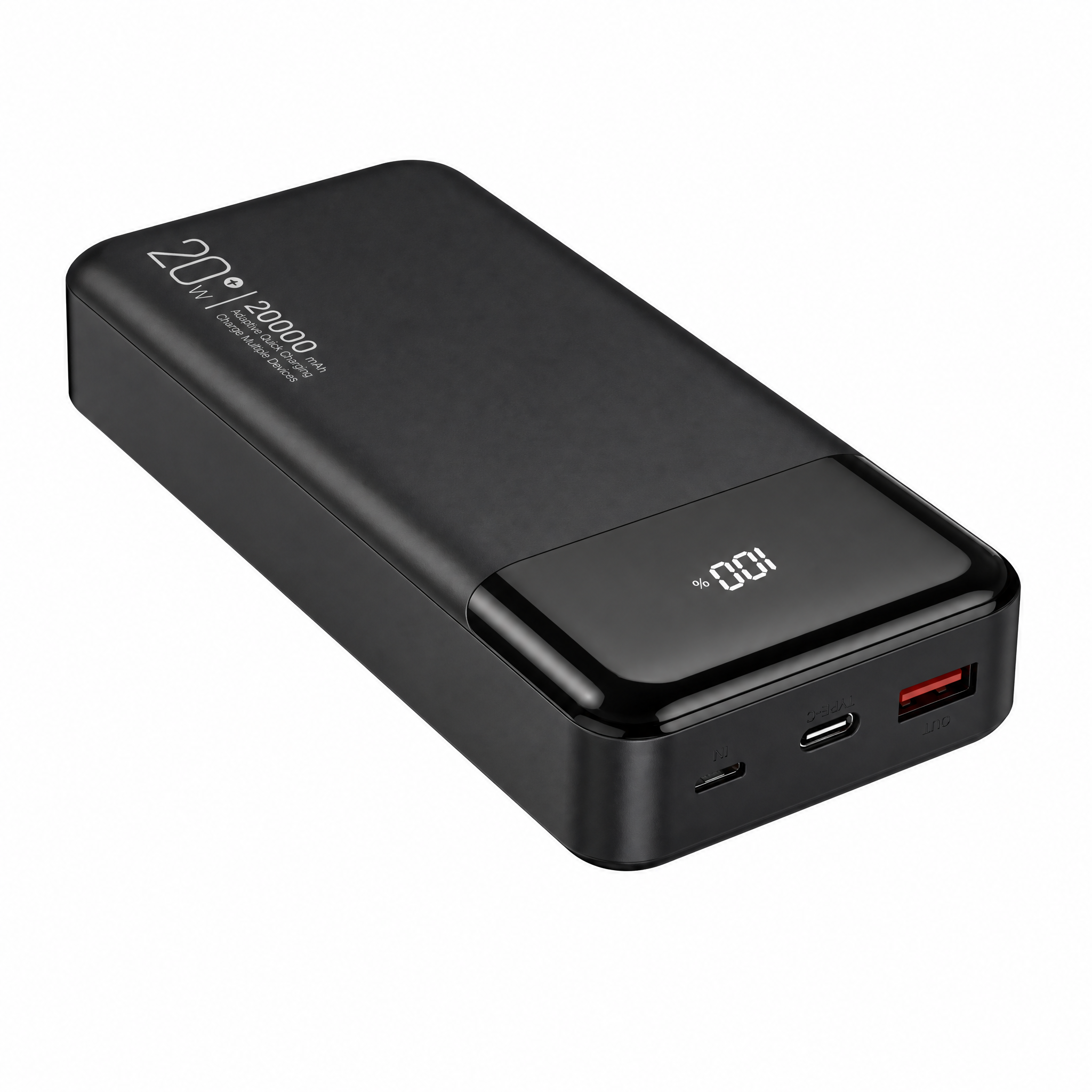 Cellect 20.000 mAh powerbank, Fekete