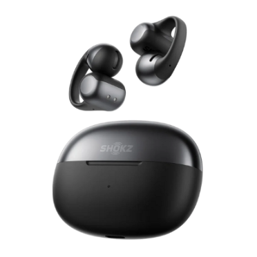 Shokz OpenDots One Bluetooth headset, fekete