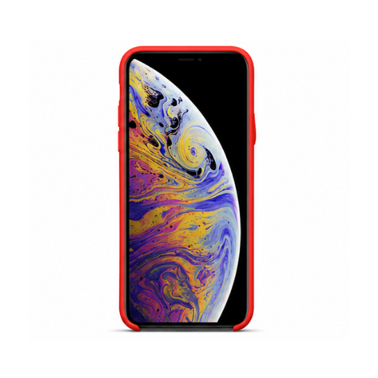 Cellect iPhone XS Max piros prémium szilikon tok