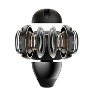 Shokz OpenDots One Bluetooth headset, fekete