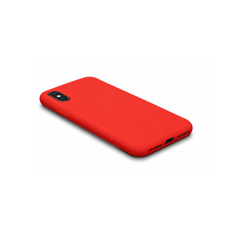 Cellect iPhone XS Max piros prémium szilikon tok