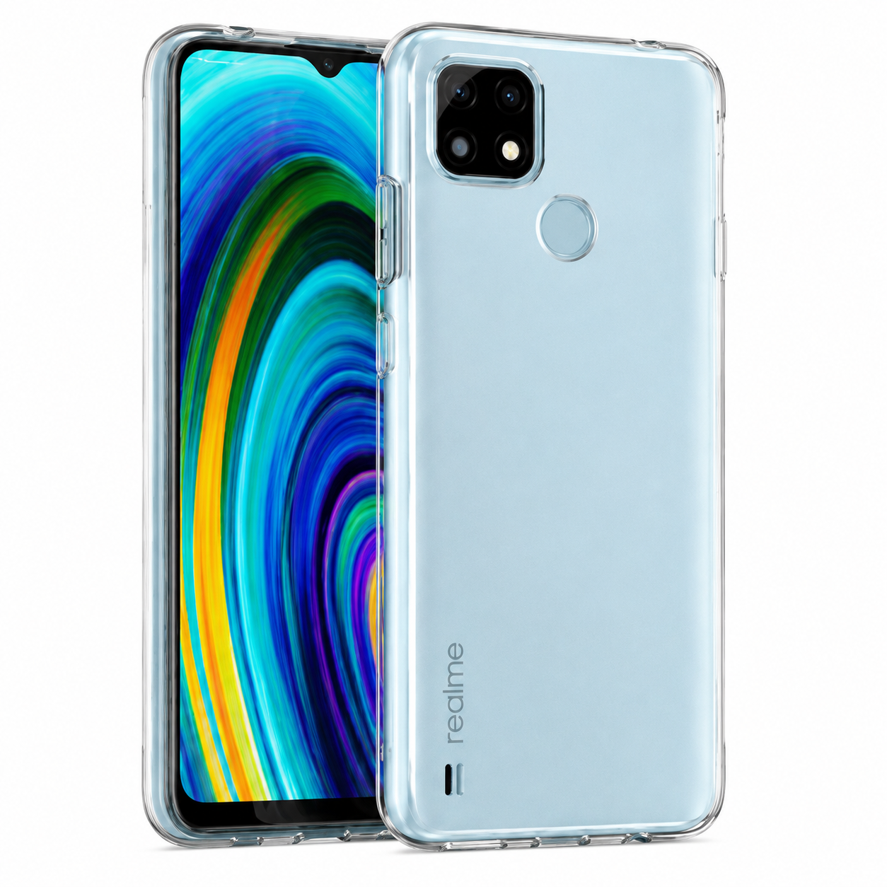 Cellect Realme C25Y/C21Y vékony átlátszó szilikon hátlap