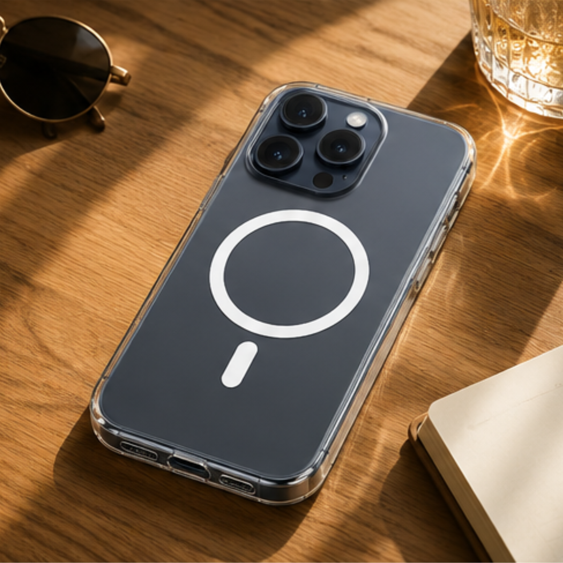 Cellect iPhone 15 Pro TPU+PC mágneses tok