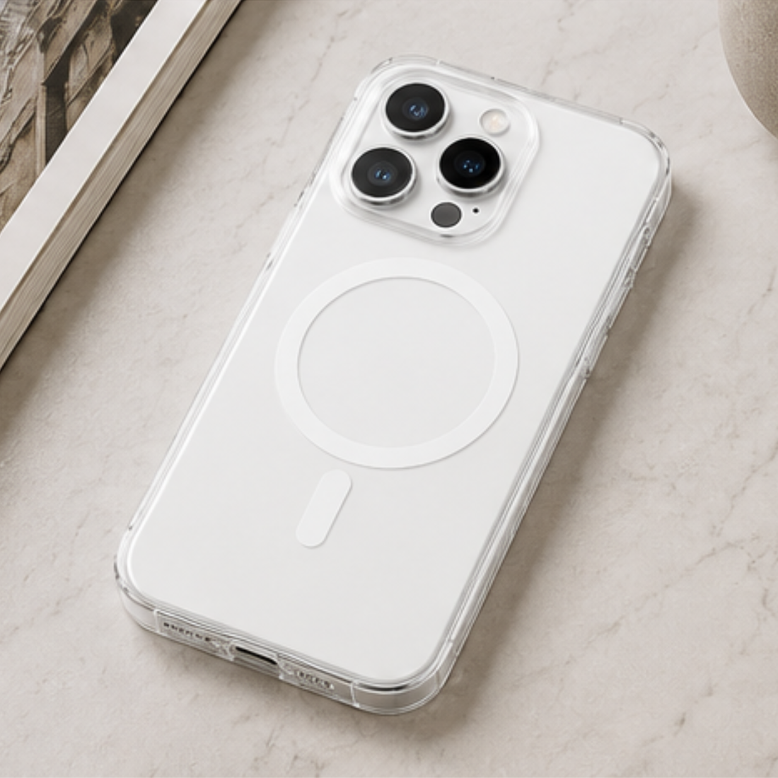 Cellect iPhone 14 Pro Max TPU+PC mágneses tok