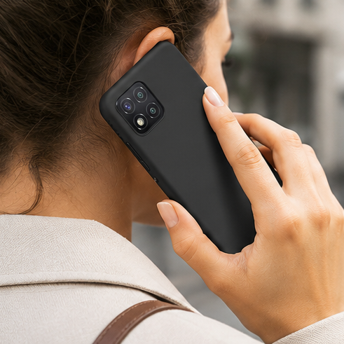 Cellect Premium szilikon tok, Xiaomi Redmi 9C,Fekete
