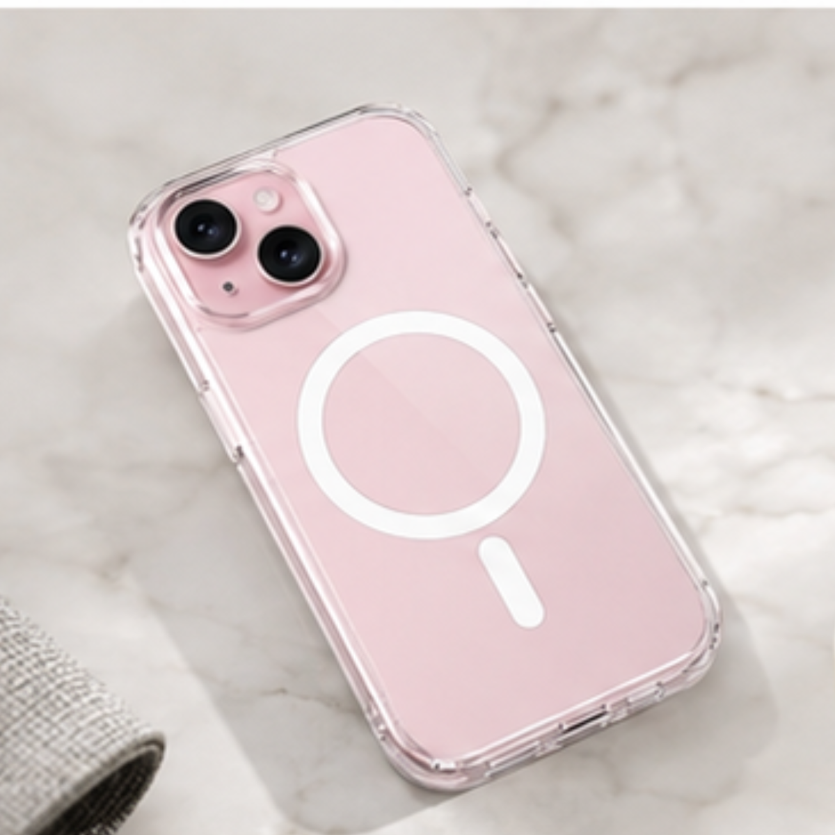 Cellect iPhone 15 TPU+PC mágneses szilikon tok
