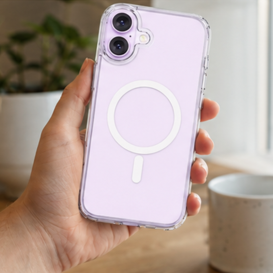 Cellect iPhone 17 TPU+PC mágneses szilikon tok