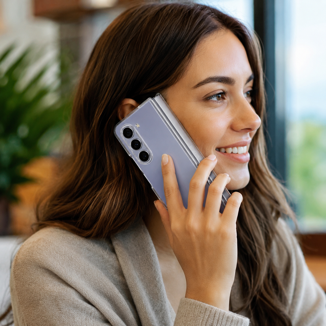 Cellect Samsung Z Fold 5 átlátszó szilikon hátlap