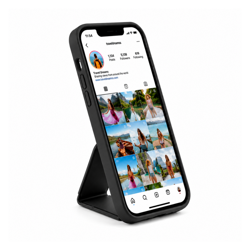 Cellect iPhone 14 Pro Max TPU+PC kitámasztós tok