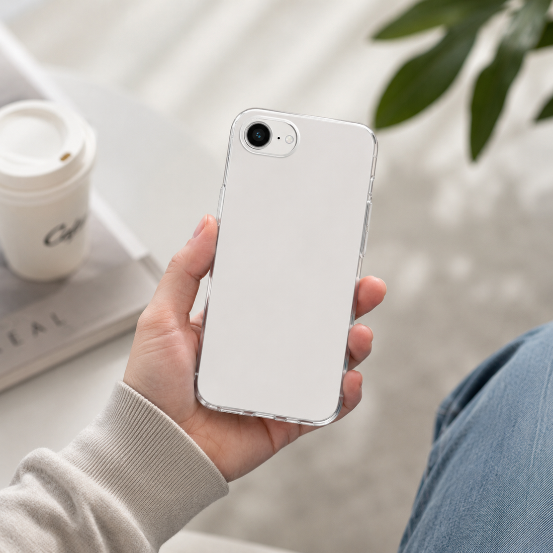 Cellect iPhone 17e/16e átlátszó TPU szilikon hátlap