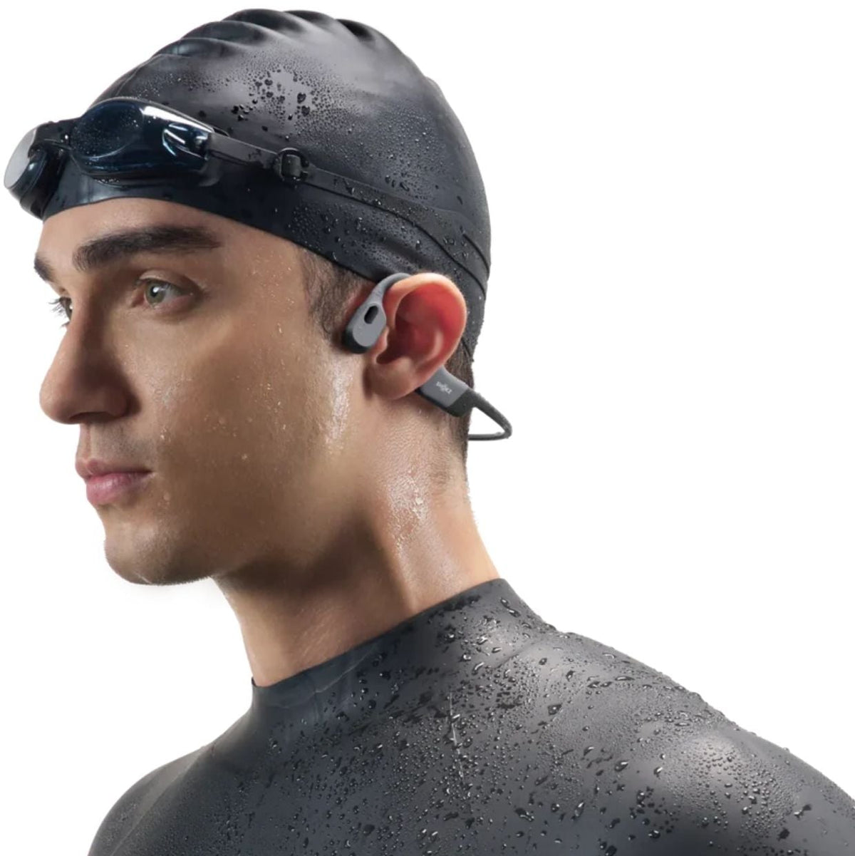 Shokz OpenSwim Pro BT, headset úszáshoz, Szürke