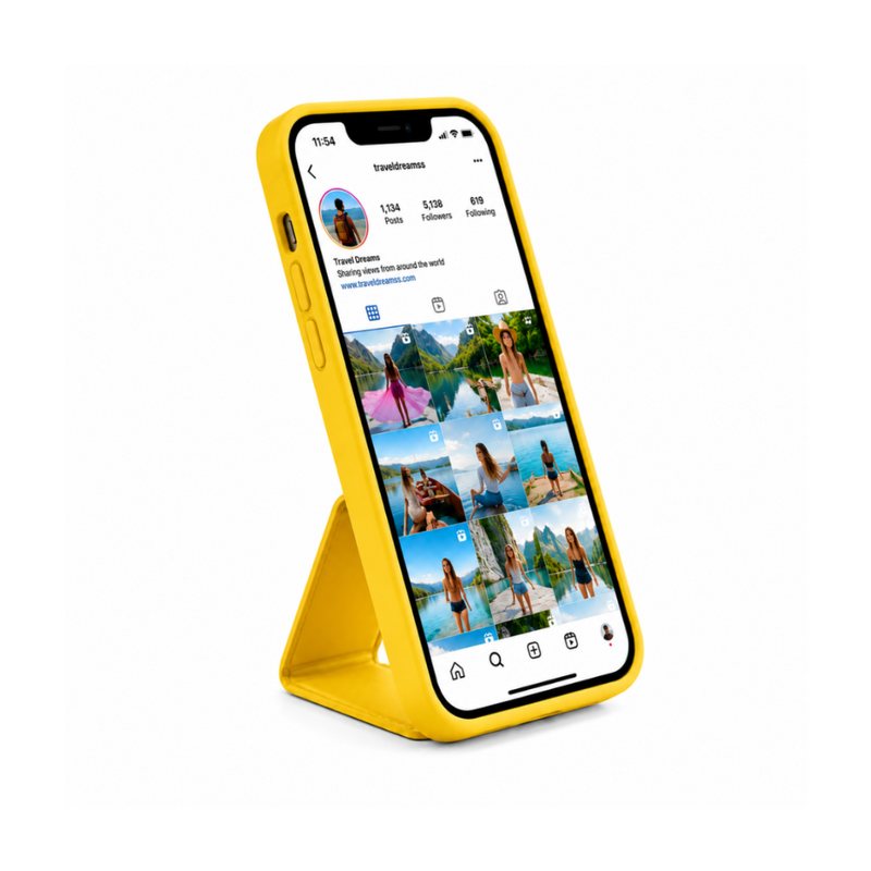 Cellect Samsung Galaxy A54 5G TPU+PC kitámasztós tok