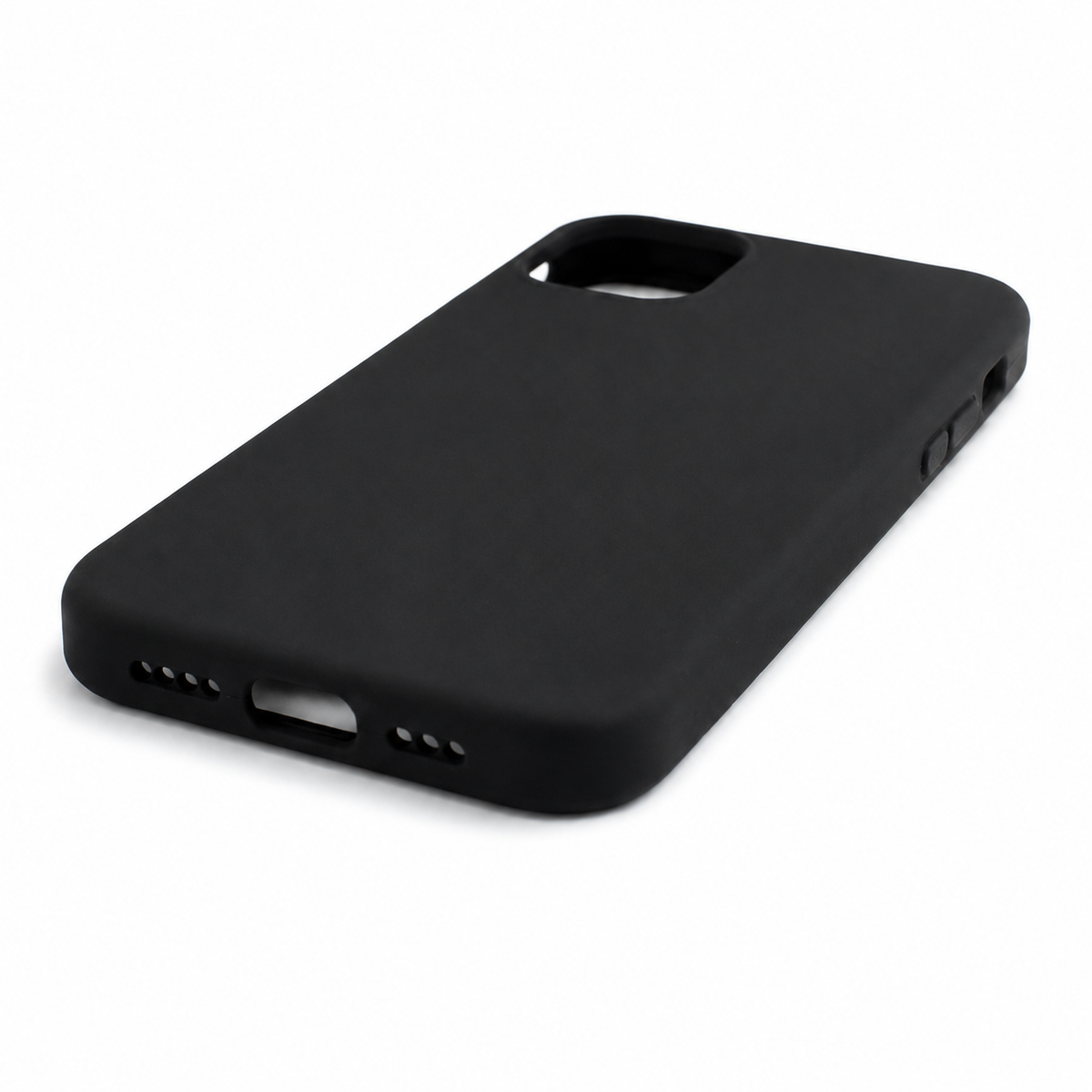 Cellect iPhone 12 Mini vékony TPU fekete szilikon hátlap