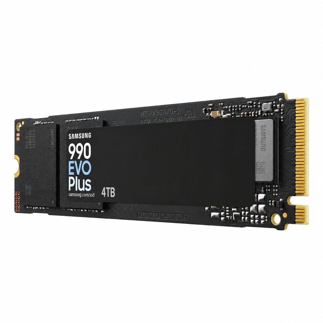 Samsung 990 EVO Plus NVMe 2.0 SSD, R7150 W6300 4TB 2400 TBW