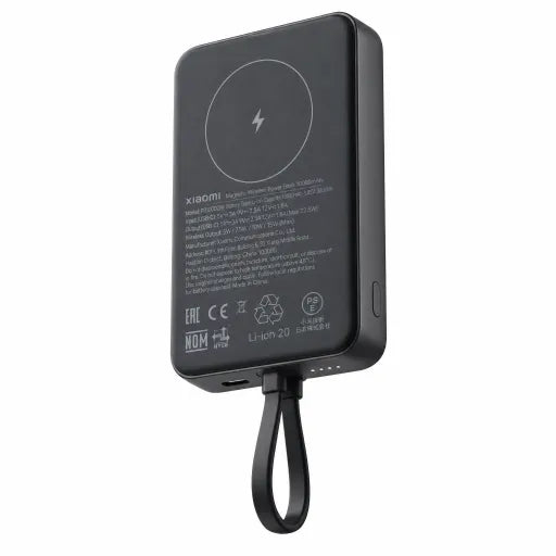 Xiaomi Magnetic szürke Power Bank 10000mAh beépített Usb-C kábel