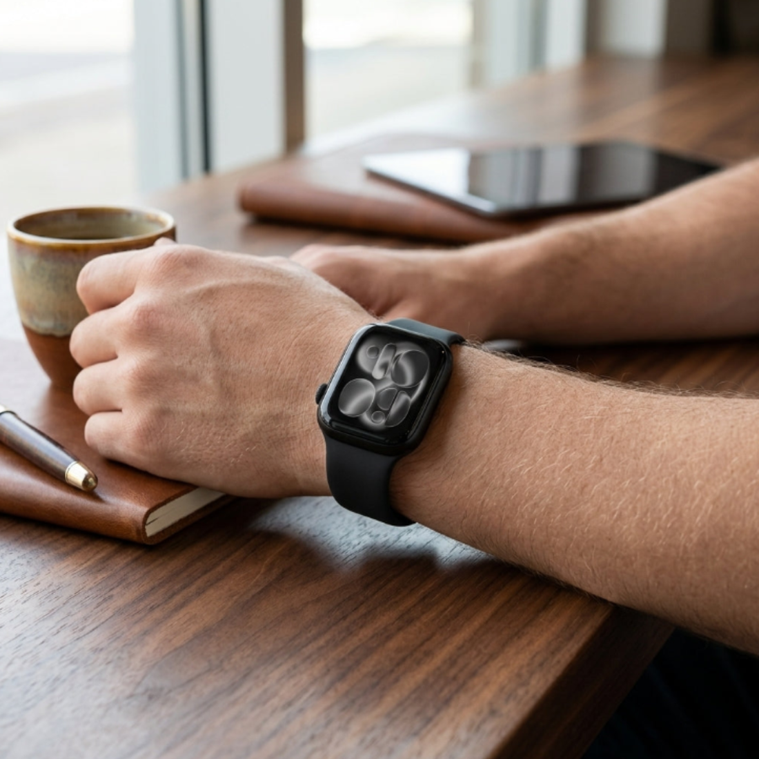 Apple Watch S11 GPS 42mm fekete S-M alutok sport