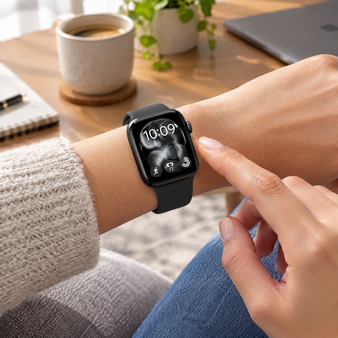 Apple Watch S11 GPS 46mm fekete alutok