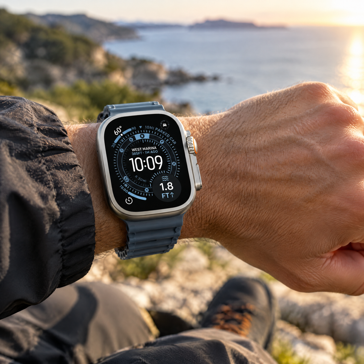 Apple Watch Ultra 3 Cellular 49mm natúr titántok