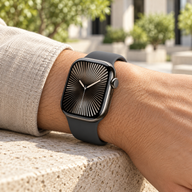 Apple Watch S10 Cellular 42mm szürke titántokos okosóra