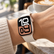 Apple Watch S10 GPS 46mm rosegold alumíniumtokos okosóra