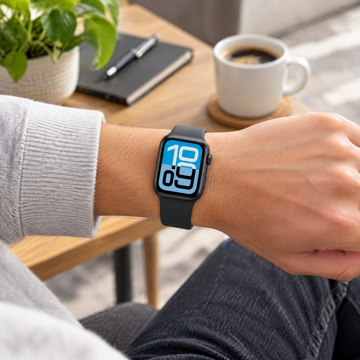 Apple Watch SE3 GPS 44mm éjfekete alutok