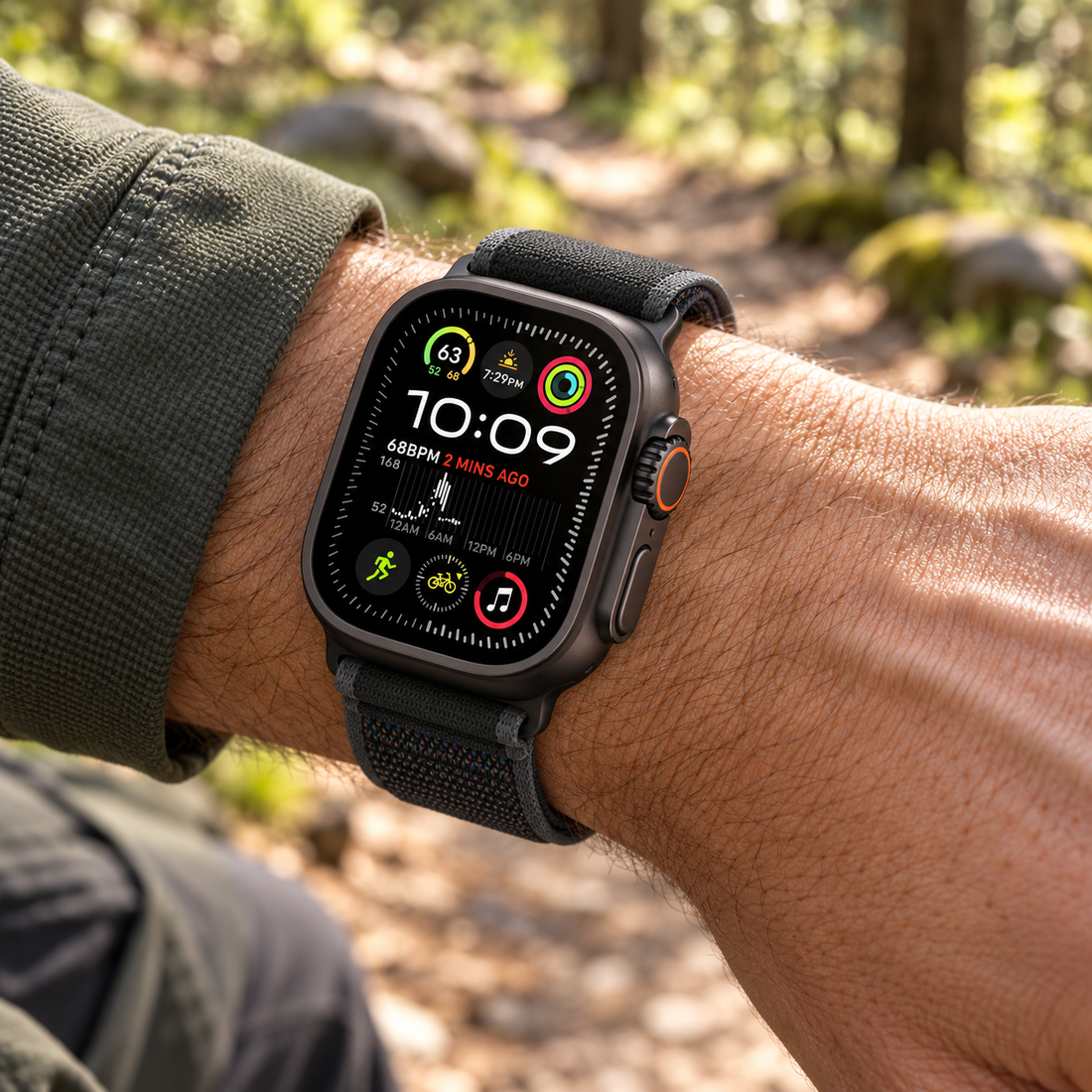 Apple Watch Ultra 2 v2 Cellular 49mm titántok tereppántos okosóra
