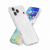 Cellect Iphone 17 Pro csillámos átlátszó szilikon telefontok