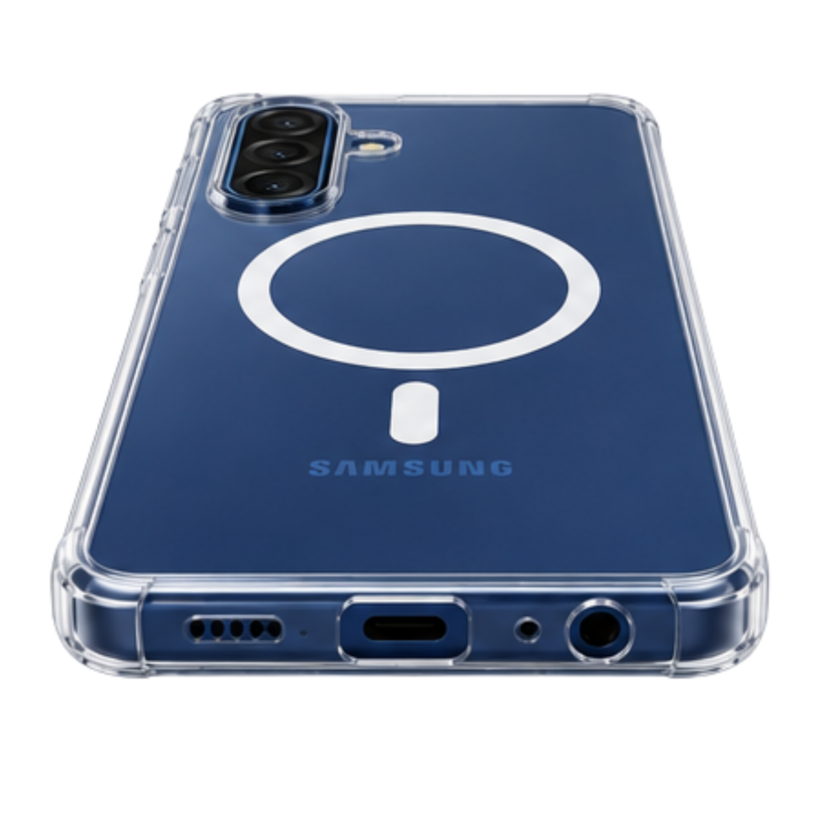 Cellect Samsung Galaxy A17 Átlátszó mágneses TPU+PC tok