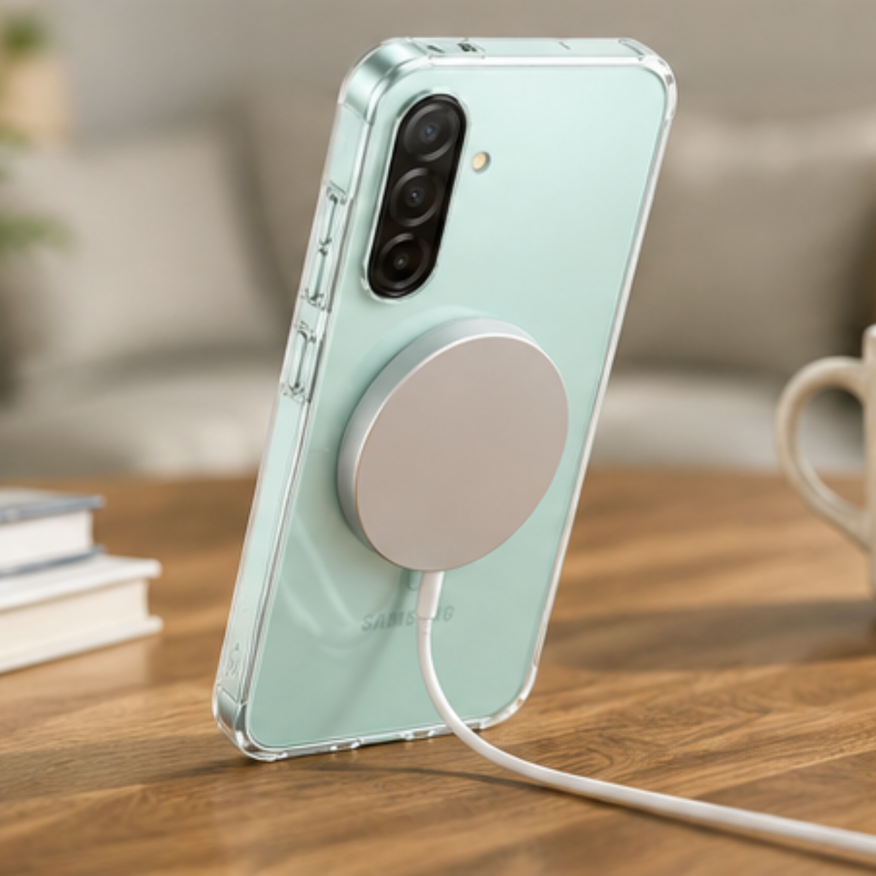 Cellect Samsung Galaxy A26 Átlátszó mágneses TPU+PC tok
