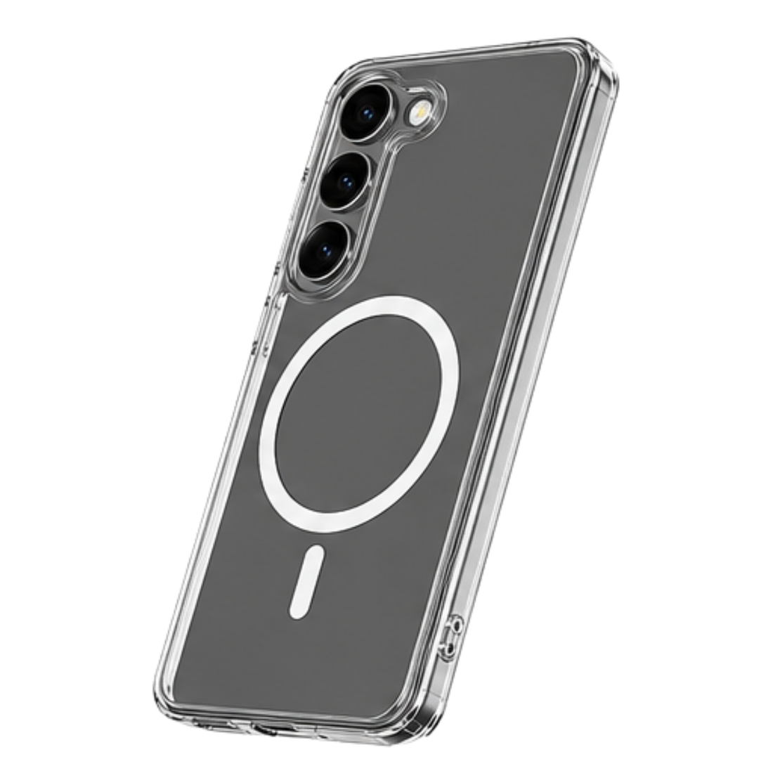Cellect Samsung Galaxy S23 Plus átlátszó mágneses TPU+PC tok