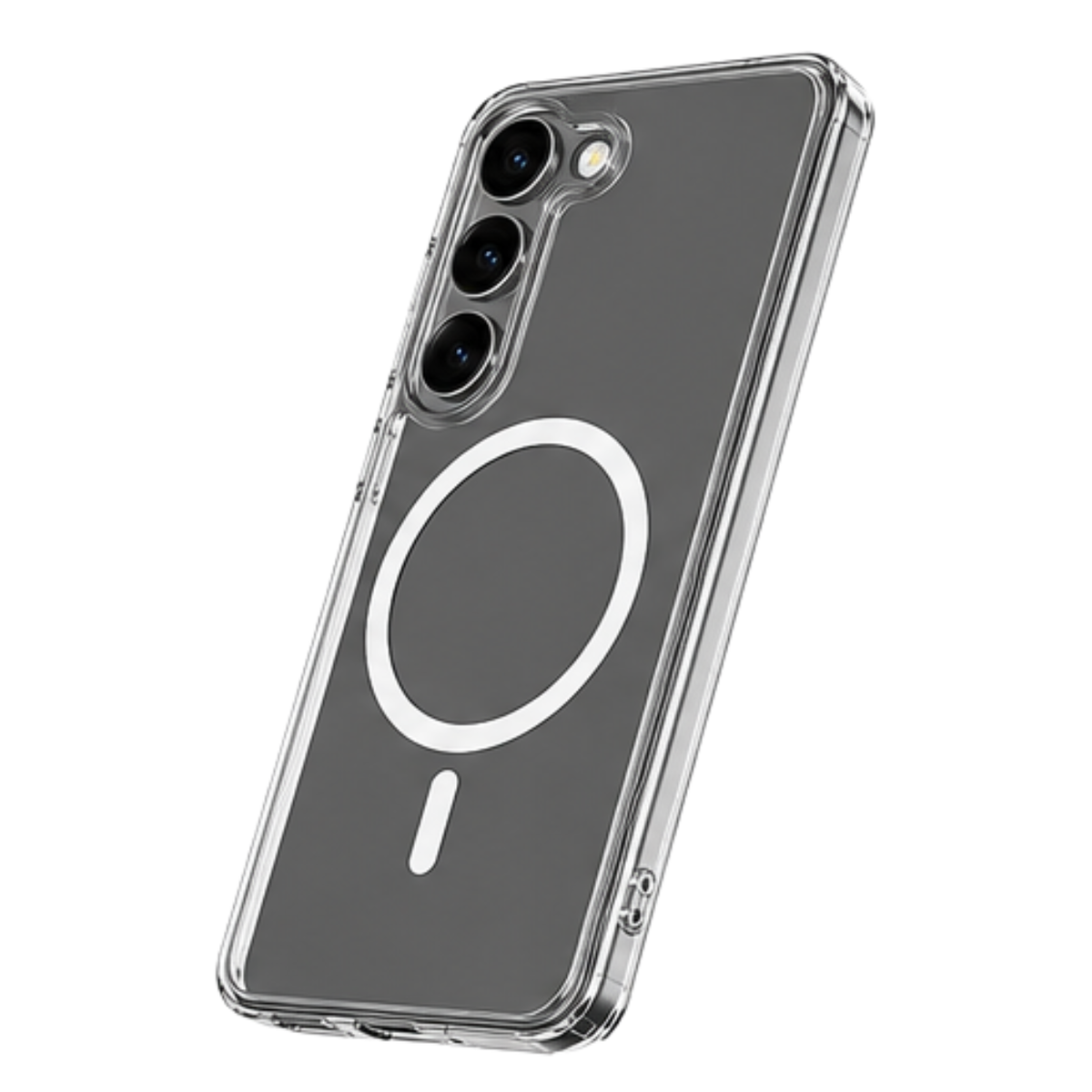 Cellect Samsung Galaxy S23 Plus átlátszó mágneses TPU+PC tok