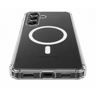 Cellect Samsung Galaxy S24 Átlátszó mágneses TPU+PC tok