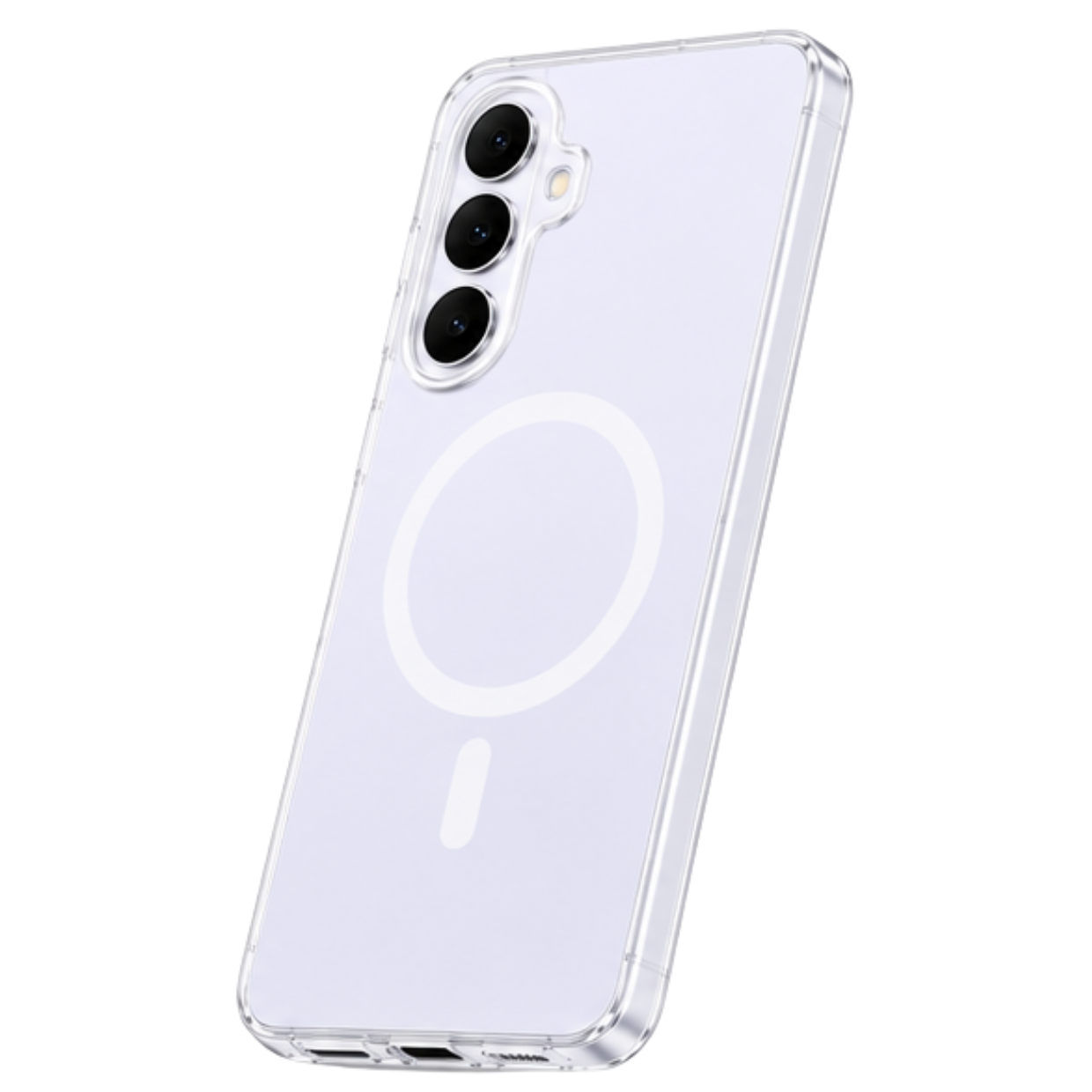 Cellect Samsung Galaxy S25 FE Átlátszó mágneses TPU+PC tok