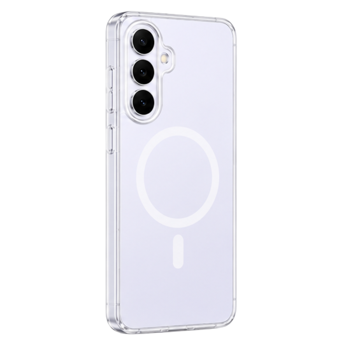 Cellect Samsung Galaxy S25 FE Átlátszó mágneses TPU+PC tok