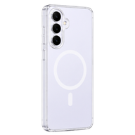 Cellect Samsung Galaxy S25 FE Átlátszó mágneses TPU+PC tok