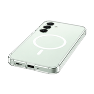 Cellect Samsung Galaxy S25 Plus átlátszó mágneses TPU+PC tok