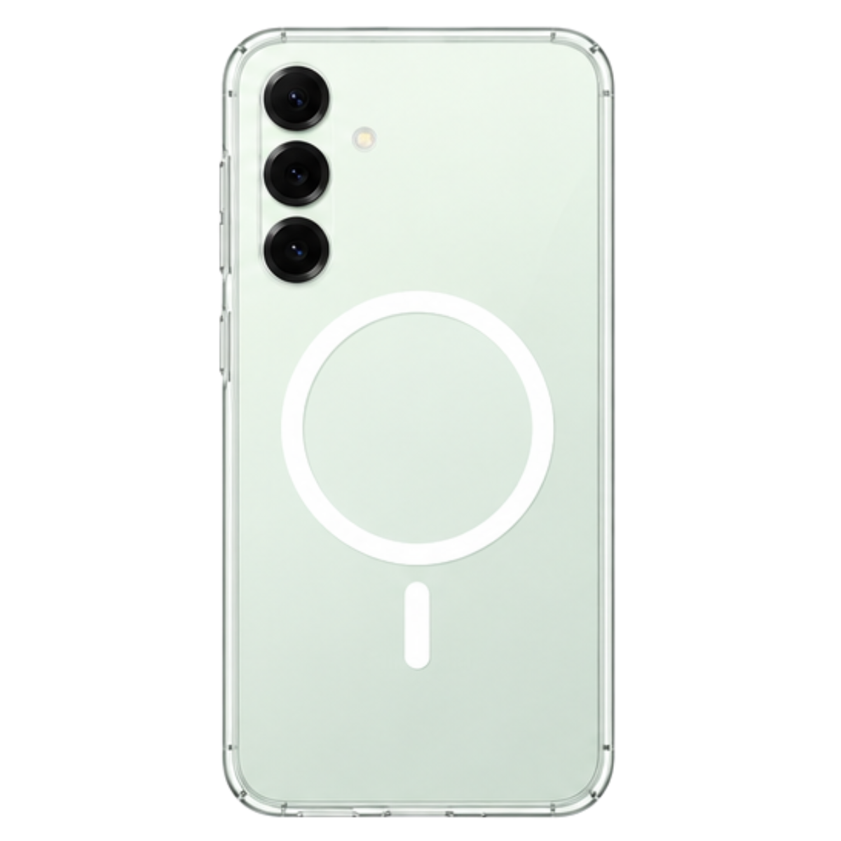 Cellect Samsung Galaxy S25 Plus átlátszó mágneses TPU+PC tok