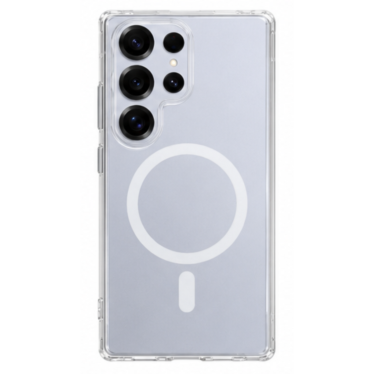 Cellect Samsung Galaxy S25 Ultra átlátszó mágneses TPU+PC tok