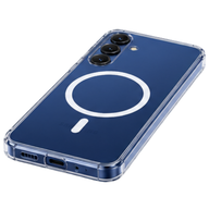 Cellect Samsung Galaxy S25 átlátszó mágneses TPU+PC tok