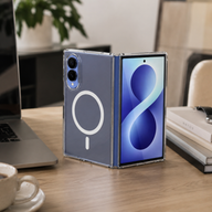 Cellect Samsung Galaxy Z Fold8 Átlátszó mágneses TPU+PC tok